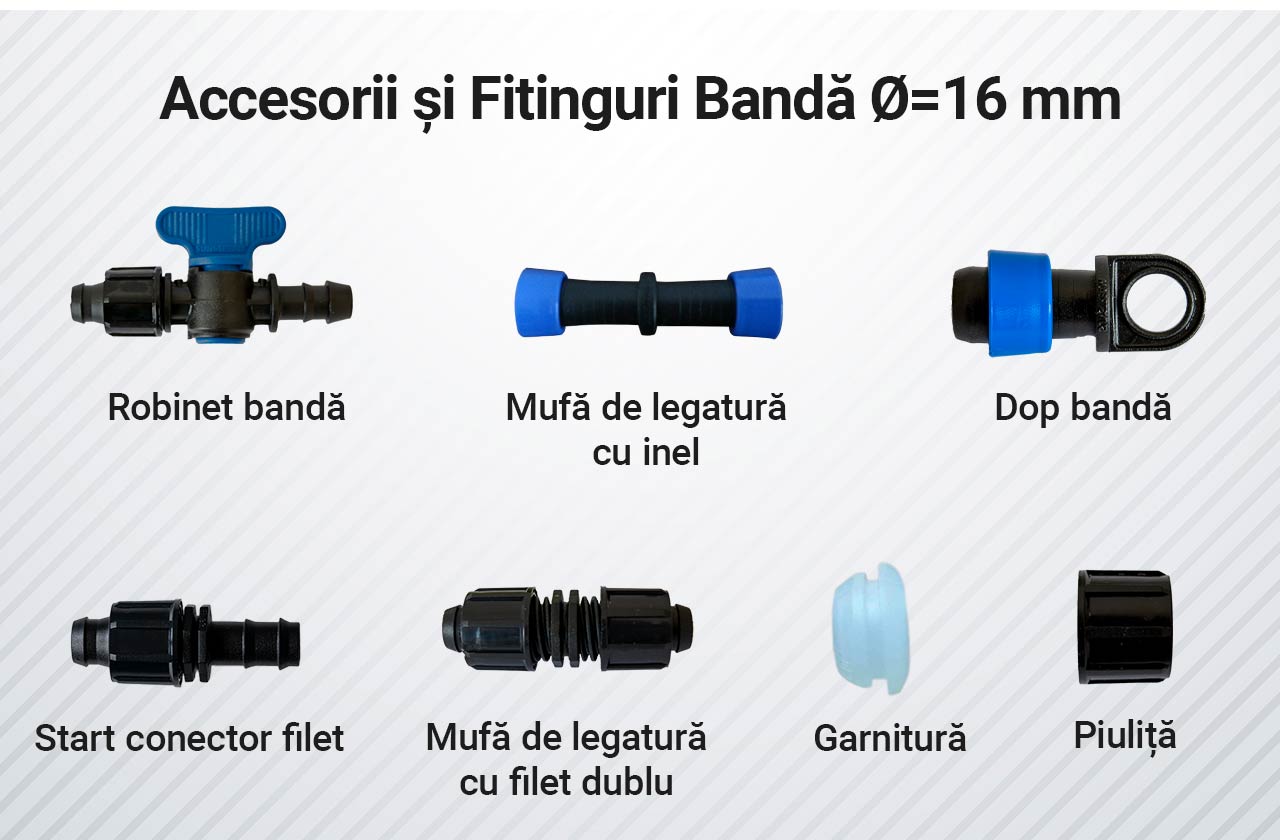 ACCESORII SI FITINGURI BANDA IRIGARE
